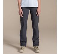 Grey female 20R Craghoppers Women's NosiLife Rif Stretch Cargo Trousers Grey, Size: 20R