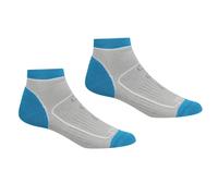 Grey female UK 3-5 Regatta Women's 2 Pack Samaris Trail Sock Grey, Size: UK 3-5