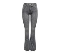 Grey Flare Jeans Midrise Relaxed Fit - female - ONLY - Bootcut Jeans - Gray - XL L32 - Jeans XL L32