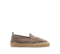 Grey Flat Loafers with Braided Sole - male - Castañer - Loafers - Gray - 8 UK - Shoes 8 UK