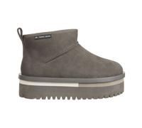 Grey Flatform Ankle Boots for Women - female - Tommy Jeans - Winter Boots - Gray - 7 UK - Shoes 7 UK