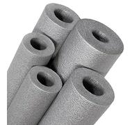 Grey Foam Pipe Insulation / Tube Lagging Wrap Roll Copper Pipe Lag (22mm x 13mm, 10 x 1m)