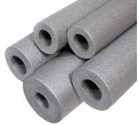 Grey Foam Pipe Insulation/Tube Lagging Wrap Roll Copper Pipe Lag/Foam Tubing | Inside Diameter 18mm (4 x 1m, Wall Thickness - 6mm)