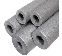Grey Foam Pipe Insulation/Tube Lagging Wrap Roll Copper Pipe Lag/Foam Tubing | Inside Diameter 48mm (4 x 1m, Wall Thickness - 9mm)