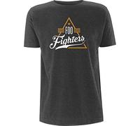 Grey Foo Fighters Triangle Official Tee T-Shirt Mens Unisex (X-Large)