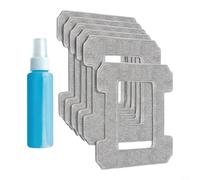 Grey for Mop Pads Replacement for Ecovacs for winbot W1 Pro W2 6pcs | Machine washable, reusable design, quick drying, compatible with W1 W2 for omni, for durable fabric