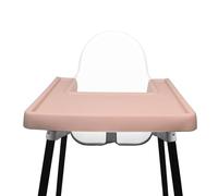 GREY FOX Gifts - High Chair Cover for IKEA High Chair, Full Cover Placemat, Non-Slip, Antibacterial, Blush Pink