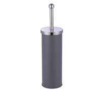 Innoteck Essentials Bathroom Toilet Brush And Holder With Matt Finish And Stainless Steel Handle - Grey, Grey