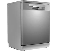 Grey Freestanding Full Size Dishwasher - 60cm - 14 Place Settings LED Display