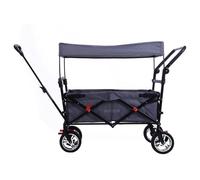 (Grey) FUXTEC Folding Wagon / Foldable Wagon / Trolley / Hand Cart CT-700