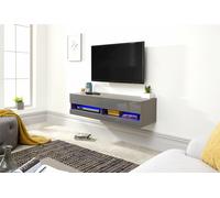 Galicia 120cm Wall TV Unit with LED Grey
