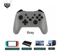 (Grey) GAMINJA Wireless Gamepad BT Gaming Controller for Nintendo Switch Lite PS3 Game Console Smart TV Box Wind 7 8 10 PC Joystick