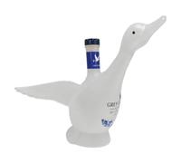 Grey Glass Bottle Goose Sculpted Whisky Decanter 30th Anniversary | Grey Glass Bottle Creative Swan Wine Carafe Doubles as Stylish Ornament for Home Bar Shelves and Mantels