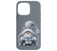 Grey Gnome Graphic In Monochrome Outfit Women Cute Christmas Case for iPhone 14 Pro Max