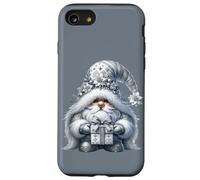 Grey Gnome Graphic In Monochrome Outfit Women Cute Christmas Case for iPhone SE (2020) / 7/8