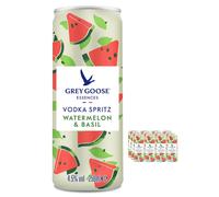 Grey Goose Essences Watermelon & Basil Premixed Can Multipack, 12 x 250 ml