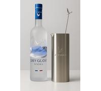 Grey Goose Vodka Gift Set 70cl with Stainless Steel Carafe & Stirrer - Luxury Vodka Gift for Father’s Day, Mother’s Day, Birthdays, Christmas, Graduation or Any Special Occasion