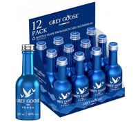 GREY GOOSE Vodka Miniatures, 40% vol., 5 cl / 50 ml (Pack of 12), Premium French Vodka Distilled Once and Bottled in France
