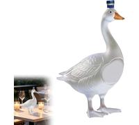 Grey Goose Whiskey Glass Bottle 3D Engraving 30th Anniversary Vodka Bottle Frosted 350ml Liquor Decanter Borosilicate Glass Whisky Wine Spirits Carafe Home Bar Ornament (Frosted)