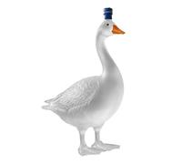 Grey Goose Whiskey Glass Bottle, Swan Decanter with Premium 3D Engraving and Label, Durable and Sturdy for Bar Counter and Party Decoration(Matte)