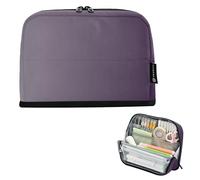 Grey Gradient Pencils Pouch Zipper Pencil Case Big Pencil Bags Storage Boys Pen Bags Teen Girls Stationary Organizer Back to School Supplies