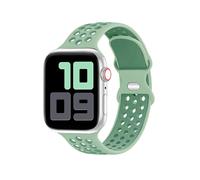 (Grey Green, 38 40 41mm) Strap For Apple Watch Correa Silicone sports bracelet iwatch 8 SE 7 6 5 Ultra