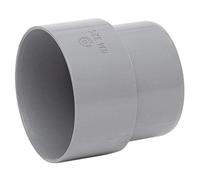 Grey Gutter 53mm Round DOWNPIPE Connector for shed, Conservatory, Porch etc NOT for Standard House downpipes - Smaller