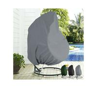 Grey Hanging Swing Egg Chair Cover Garden Outdoor Rain Sun Waterproof