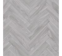 Grey Herringbone Wood Effect 1.90mm Sheet Vinyl Flooring-1mX2m Vinyl Flooring UK Grey One Size