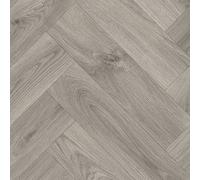 Grey Herringbone Wood Effect 2.8mm Sheet Vinyl -4mX2m Vinyl Flooring UK Grey One Size