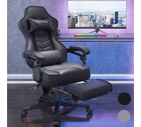 (Grey) Home Office Gaming Chair Racing Executive Recliner