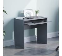 (Grey) Huby Computer Desk Keyboard Shelf Simple Minimal