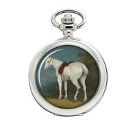Grey Hunter Horse by Agasse Pocket Watch