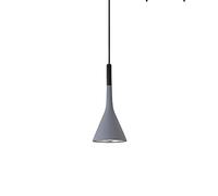 Grey Industrial Kitchen Pendant Lighting Over Sink Cone Nordic Black White Mini Hanging Lamp Red Aluminium Black y Ceiling Pendant Fixture for Dining Room Bedroom Bar Farmhouse