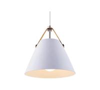 Grey Industrial, Modern Pendant Light Fixtures, Exquisite Horn Shaped Matte Ceiling Pendant Light, Adjustable Headboard, E26 Bulb