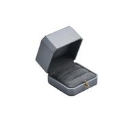 Grey Jewelry Box Engagement Wedding Ring For Necklace Bracelet Storage For Marriage Proposal(Color02)