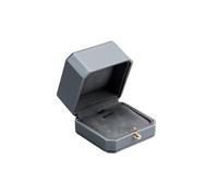 Grey Jewelry Box Engagement Wedding Ring For Necklace Bracelet Storage For Marriage Proposal(Color03)