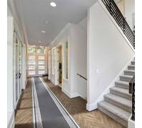 Grey Key Long Hallway Carpet Runner runrug Grey 70cm x 180cm