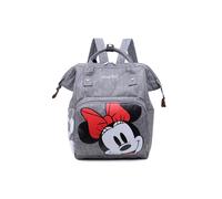 (Grey) Large Mummy Baby Diaper Nappy Minnie Backpack UK