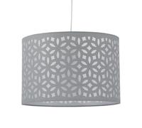 Grey Laser Cut 25cm Pendant Light Shade