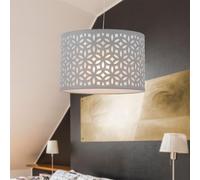 Grey Laser Cut 30cm Pendant Light Shade