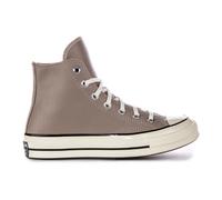 Grey Leather Hi-Top Trainers - female - Converse - Sneakers - Gray - 4 UK - Shoes 4 UK