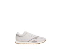 Grey Leather Mesh Trainers - male - Tommy Jeans - Sneakers - White - 9 UK - Shoes 9 UK