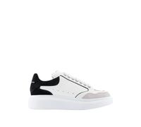 Grey Leather Oversized Trainers - female - Alexander McQueen - Sneakers - Multicolor - 2 UK - Shoes 2 UK