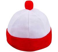 GREY LOOK Adults Explorer Costume Find Me if You Can Unisex Red/White Stripe TShirt Hat Glasses OTK Leg Warmer Scarf for Book Week Set (Hat, One Size)