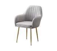 (Grey) Luxury French velvet Design dining chair T05