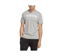 (Grey, M) Adidas Essentials Mens T Shirts Embroidered Logo