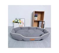 (Grey, M) Pet Sofa Sleeping Bed Large Dog Bed House for Cats Big Space Dog Sofa Sleeping Mat Winter Warm Dog Cushion