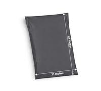 Grey Mailing Bags 21 × 24 Inches - Pack of 50 | Strong Polythene Postal Bags | Waterproof, Tear-Resistant & Self-Seal | Ideal for Courier & Online Selling | Postage Bags, Shipping Bags