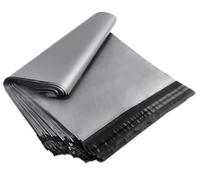 Grey Mailing Bags 4.5x7 Inch - Strong Waterproof Postage Bags for Parcels - Tear-Proof Self Seal Poly Mailers - Pack of 100 - Lightweight UK Packaging